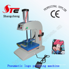 CE Certificate Automatic Pneumatic Logo Printing Machine T-Shirt Single Station Heat Transfer Machine Stc-Qd11